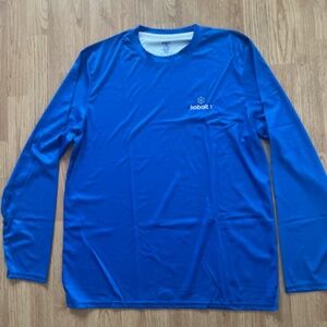 NWT Kobalt 1 Mens Long Sleeve Performance Blue T-Shirt Fishing Back XL
